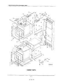 06 - Cabinet parts for Kitchenaid Range KESO176S from AppliancePartsPros.com
