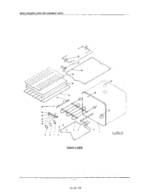 07 - Oven Liner parts for Kitchenaid Range KESO176S from AppliancePartsPros.com