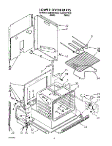 03 - Lower Oven parts for Kitchenaid Oven KEBI200YWH0 from AppliancePartsPros.com