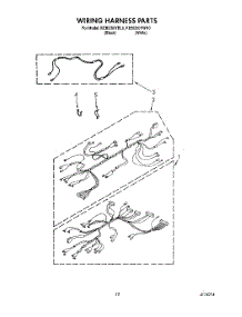 07 - Wiring Harness parts for Kitchenaid Oven KEBI200YWH0 from AppliancePartsPros.com