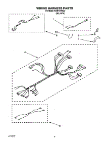 06 - Wiring Harness parts for Kitchenaid Oven KEBI141YBL2 from AppliancePartsPros.com