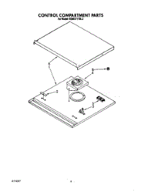 04 - Control Compartment parts for Kitchenaid Oven KEMI371TBL2 from AppliancePartsPros.com
