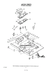 06 - Latch parts for Kitchenaid Oven KEBS146SBL1 from AppliancePartsPros.com