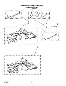 08 - Wiring Harness parts for Kitchenaid Oven KEBI241YBL2 from AppliancePartsPros.com