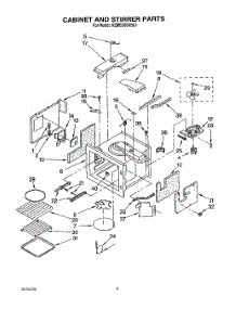 04 - Cabinet And Stirrer, Optional parts for Kitchenaid Oven KEMS306XWH0 from AppliancePartsPros.com