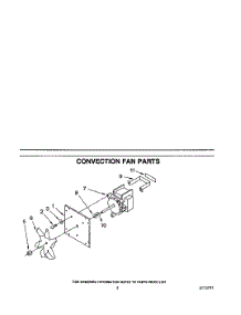 04 - Convection Fan parts for Kitchenaid Oven KEMS377XWH1 from AppliancePartsPros.com