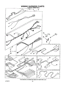 13 - Wiring Harness parts for Kitchenaid Oven KEMS377XWH1 from AppliancePartsPros.com