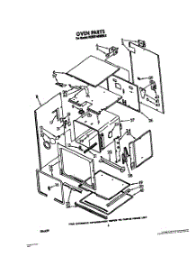 03 - Oven parts for Kitchenaid Oven KEBS146WBL0 from AppliancePartsPros.com