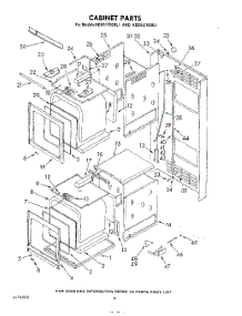 06 - Cabinet parts for Kitchenaid Oven KEBS276SBL1 from AppliancePartsPros.com