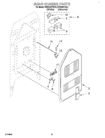 07 - Rear Chassis, Optional parts for Kitchenaid Range KERI500YAL0 from AppliancePartsPros.com