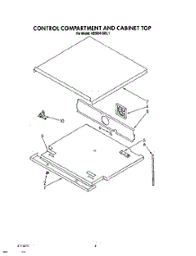 04 - Control Compartment And Cabinet Top parts for Kitchenaid Oven KEBI241SBL1 from AppliancePartsPros.com