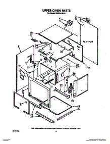 03 - Upper Oven parts for Kitchenaid Oven KEBI241WBL1 from AppliancePartsPros.com