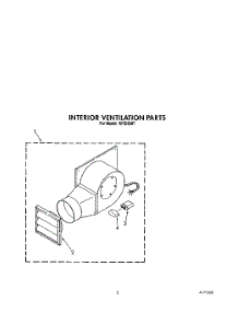 03 - Section parts for Kitchenaid Hood KIVD860TOB from AppliancePartsPros.com