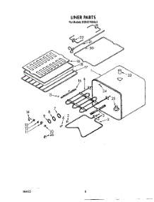 07 - Liner parts for Kitchenaid Oven KEBS276SBL3 from AppliancePartsPros.com