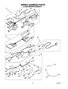 06 - Wiring Harness parts for Kitchenaid Range KERI500YWH1 from AppliancePartsPros.com