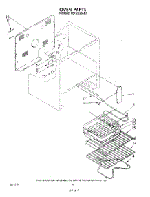 05 - Oven , Literature And Optional parts for Kitchenaid Range KERS502SWB0 from AppliancePartsPros.com