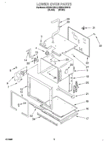 04 - Lower Oven parts for Kitchenaid Oven KEBI241BBL2 from AppliancePartsPros.com