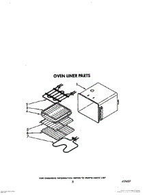 03 - Oven Liner, Lit / Optional parts for Kitchenaid Oven KEBI141WBL1 from AppliancePartsPros.com