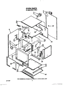 04 - Oven parts for Kitchenaid Oven KEBI141WBL1 from AppliancePartsPros.com