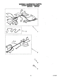 07 - Wiring Harness parts for Kitchenaid Oven KEBI200YWH3 from AppliancePartsPros.com