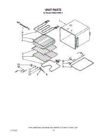 07 - Unit parts for Kitchenaid Oven KEBS276WBL3 from AppliancePartsPros.com