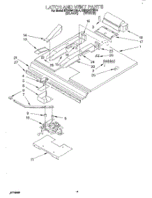 05 - Latch And Vent parts for Kitchenaid Oven KEBI241YWH4 from AppliancePartsPros.com