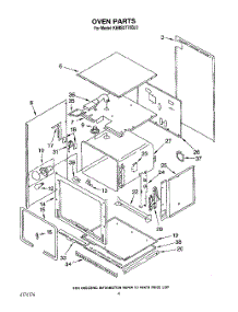 03 - Oven parts for Kitchenaid Oven KEMS377XWH0 from AppliancePartsPros.com