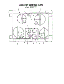 04 - Cooktop Control, Literature parts for Kitchenaid Cooktop KECT365SWH0 from AppliancePartsPros.com