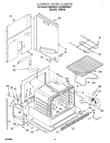 03 - Lower Oven parts for Kitchenaid Oven KEBI200BBL1 from AppliancePartsPros.com