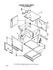 04 - Lower Oven parts for Kitchenaid Oven KEBS276XBL2 from AppliancePartsPros.com