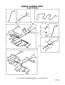 08 - Wiring Harness parts for Kitchenaid Oven KEBS276XBL2 from AppliancePartsPros.com