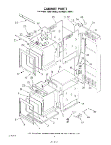 06 - Cabinet parts for Kitchenaid Oven KEBS276SBL2 from AppliancePartsPros.com