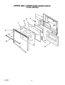 05 - Upper And Lower Oven parts for Kitchenaid Oven KEBS246XBL3 from AppliancePartsPros.com
