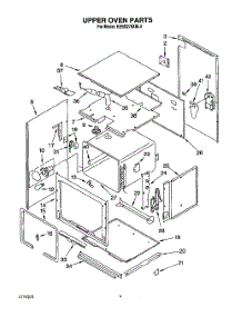 03 - Upper Oven parts for Kitchenaid Oven KEBS276XBL3 from AppliancePartsPros.com