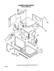 04 - Lower Oven parts for Kitchenaid Oven KEBS276XBL3 from AppliancePartsPros.com