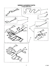 08 - Wiring Harness parts for Kitchenaid Oven KEBS276XBL3 from AppliancePartsPros.com