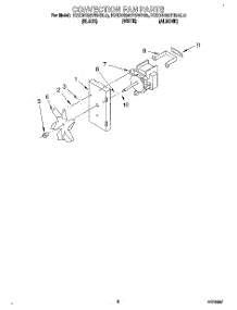 06 - Convection Fan parts for Kitchenaid Range KEDH207BWH0 from AppliancePartsPros.com