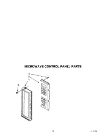 10 - Microwave Control Panel parts for Kitchenaid Oven KEMS377XWH2 from AppliancePartsPros.com