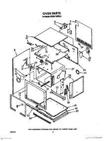 04 - Oven parts for Kitchenaid Oven KEBS176WBL0 from AppliancePartsPros.com