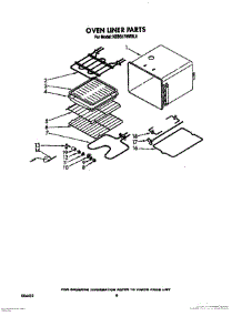 07 - Oven Liner parts for Kitchenaid Oven KEBS176WBL0 from AppliancePartsPros.com