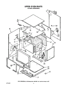 03 - Upper Oven parts for Kitchenaid Oven KEBS246XBL2 from AppliancePartsPros.com