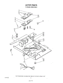 06 - Latch parts for Kitchenaid Oven KEBI241SBL0 from AppliancePartsPros.com