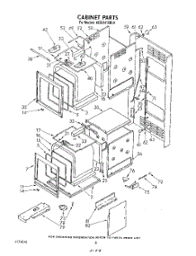 07 - Cabinet parts for Kitchenaid Oven KEBI241SBL0 from AppliancePartsPros.com