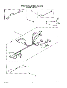 06 - Wiring Harness parts for Kitchenaid Oven KEBI141YBL1 from AppliancePartsPros.com