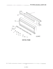 03 - Control Frame parts for Kitchenaid Oven KEBS276SBL0 from AppliancePartsPros.com