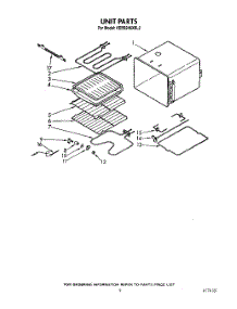 06 - Unit parts for Kitchenaid Oven KEBS246XBL2 from AppliancePartsPros.com