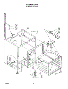 03 - Oven parts for Kitchenaid Range KEES705SWB1 from AppliancePartsPros.com