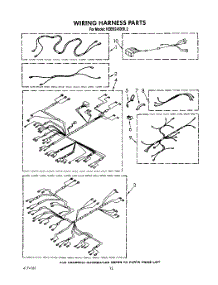 08 - Wiring Harness parts for Kitchenaid Oven KEBS246XBL2 from AppliancePartsPros.com