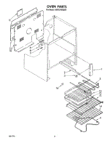 05 - Oven (Continued) parts for Kitchenaid Range KEES705SWB1 from AppliancePartsPros.com