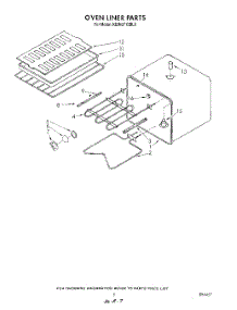 05 - Oven Liner parts for Kitchenaid Oven KEMI371SBL0 from AppliancePartsPros.com